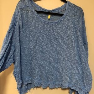 Free People Oversized Knit Top